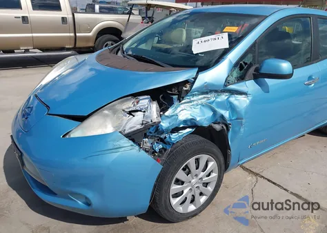 2015 Nissan Leaf S z USA, uszkodzony, nr VIN 1N4AZ0CP5FC327221